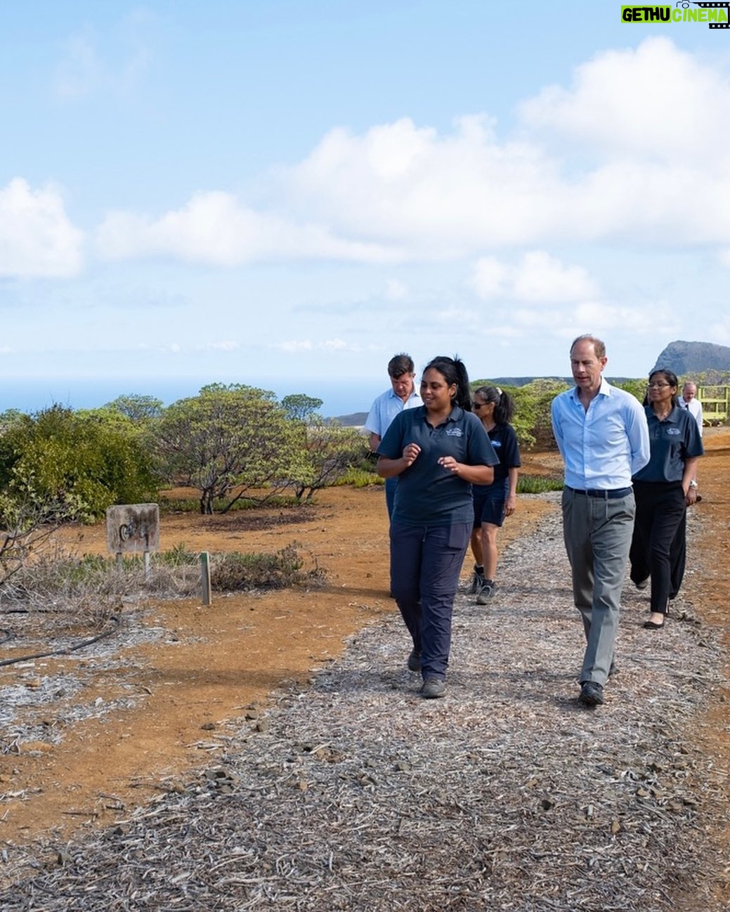 King Charles III of the United Kingdom Instagram - More from The Duke of Edinburgh’s visit to St Helena! 🇸🇭 🦈 During a marine tour, HRH spotted whale sharks! St Helena is known for its rich wildlife, biodiversity, and is home to more than 500 species which are found nowhere else on earth. 🌳 At Millennium Forest, The Duke planted a tree and spoke to staff about the work they do to help maintain more than a third of all the endemic biodiversity in the whole of the UK and its territories. ✈️ This morning, before departing the island, HRH unveiled a plaque to mark the official opening of St Helena airport. The Duke, who was the first Member of the Royal Family to arrive on St Helena by air, heard from airport staff about the vital global links the airport brings to the island. Head to royal.uk (link in bio) to read more about HRH’s time on the island!