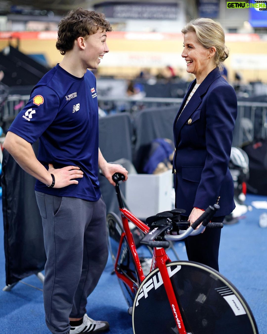 King Charles III of the United Kingdom Instagram - The Duke and Duchess of Edinburgh have visited the @NationalCyclingCentre, as they celebrate one year of the Limitless disability and para-cycling programme. 🚲 Limitless is British Cycling’s inclusive cycling programme which provides cycling opportunities for disabled people, regardless of age, impairment and ability. Their Royal Highnesses met with volunteers from the programme and, as Patron of @BritishCycling, The Duchess of Edinburgh presented awards to the newly-crowned national champions. 🚴🏅 National Cycling Centre