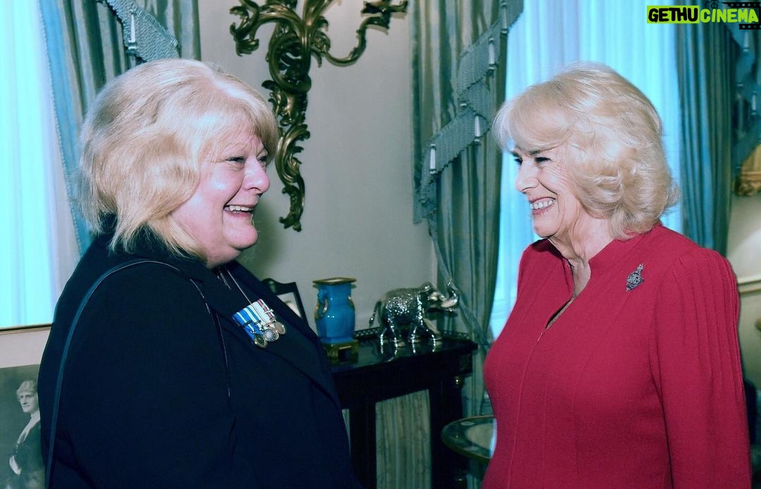 King Charles III of the United Kingdom Instagram - The Queen meets wounded soldiers and their families during a reception at Clarence House for The Colonel’s Fund. The Fund supports Grenadier Guards who have suffered serious physical or mental injury whilst on operational service since 1945. Her Majesty is Patron, as well as Colonel of the Grenadier Guards.