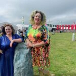 Kiri Pritchard-McLean Instagram - What a life changing few days I've had. I went to my first ever Eisteddfod and thankfully @s4c made sure I was nestled under the ample bosom of the sweetest, funniest and kindest teacher there is, @magginoggi . Growing up in Wales and being denied the language when you're young you sense there's stuff you're missing out on but I couldn't have imagined just how much until I visited the Eisteddfod this year. It's indescribable. Part music festival, part food festival, part gallery space, part folk festival,part talent show all Welsh. I was amazed how many people and organisations I knew, how many small businesses I love were there and even though I'd never been before it felt like it had always been waiting for me in a way. It's a really magical space. Honestly, I spent the first day fluctuating between laughter and joy and sadness. I was sad I didn't have this in my upbringing - I would have loved it. But, as @tudur reminded me, I have it now. The Eisteddfod can be mine too and just like so many things I've encountered on my Welsh language journey, I've realised when I'm ready for it, it'll welcome me with open arms. Oh yeah, and I did stand up in Welsh and as much as I loved it, I think the stress of doing it has knocked about 4 years off my life.