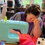 Kiri Pritchard-McLean Instagram - My pals and I did a dungaree workshop at my house and it was so much fun we've immediately badgered to do another one making something else. It's testament to @twin_made 's mad skills that I can go from a pile of corduroy and no sewing skills to a pair of dungarees in 5 hours. It really gave me an appreciation of how brilliant and talented the folk who make our clothes are. Do stuff with your hands with people you love - it's a drug.