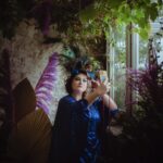 Kiri Pritchard-McLean Instagram - A little outtake from my Peacock photo shoot that shows me being very vain, but also being sat on a wobbly stool in my potting shed, freezing my tits off. This is a good time to say a huge thanks to everyone who's bought tickets to my tour already. You're so kind and I'm going to make sure we have the best time on all these dates. I'm still pinching myself that a have a few sold out dates already and a handful of others close behind. 📸 @_drewforsyth 💄 @alexogdenclark 👗 @fumbalinas 🦚 @philjperry