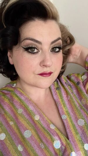 Kiri Pritchard-McLean Instagram - Just a sample of some of the sparkles I've whacked on this year. Hopefully there will be more sequins and wild make up on more tele and photoshoots next year!