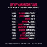 Kiri Pritchard-McLean Instagram - The Legends asked and we listened. After a five year hiatus we're back on tour and we're celebrating ten years of chatting shit and beeping names. We're going to the ten best venues in our ten favourite cities for some HUGE shows and a limited presale goes to the mailing list tomorrow at 10am. General sale is 10am on Friday. This is going to be something else. See you there Legends! 📸 @_drewforsyth 💄 @alexogdenclark Cape @let_us_pretend_