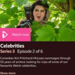Kiri Pritchard-McLean Instagram - Episode 2 of the brand new series of TV Flashbacks is on tonight at 8pm. It's a great episode that looks at Welsh Celebrities. Strap in for some Sir Tom and Maureen from driving school, quite the mix. The whole series is on @bbciplayer now if you fancy binging it. 📸 @ffotograffiaethiolopenri