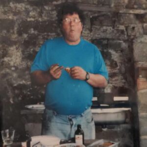 Kiri Pritchard-McLean Instagram - My amazing, loving, tough, funny Dad passed away just before midnight last night. It was just me there and I was holding his hand, by his bed exactly where I have been since Monday night. 
Anyone who knows me will know I haven't just lost a superb Dad and a best pal, I've lost my biggest fan and champion. So many comedians know him because he'd come to gigs with me to hang out and watch. An Eighty year old Dad backstage at gigs is weird I know, but I adored hanging out and he loved the gigs so much. Nearly as much as he loved a t-shirt he didn't pay for, braces and a fleece. 
I know the reason I feel so much pain now is because of how loved I was and how proud he was of me. He loved his family so much and I'm reminding myself not everyone is as lucky as me to have that or to get to say goodbye. It was a beautiful goodbye and the team in Castle Douglas have made me weep with their kindness and love for him. 

Lots of kind people have messaged me these last few days as they've sensed something was up. I know I haven't replied to you and I'm sorry, you're not alone but I also don't know when I will want to talk and I know people need to know so that's what this post is about. No need to message me, I know you love me and if you knew him you loved him too. Sorry I've been so absent, while I was next to him I haven't known what to say or how to say it and if I used my hand to write a text I'd have to stop holding his and nothing was worth that. 

Sorry for all the photos of him. That might not stop for a while. I'm so so proud to be his daughter and all I want to do is show him off and celebrate him which I think he would have loved.