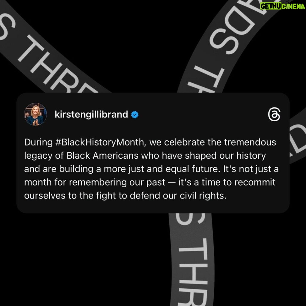 Kirsten Gillibrand Instagram - During #BlackHistoryMonth, we celebrate the tremendous legacy of Black Americans who have shaped our history and are building a more just and equal future. It’s not just a month for remembering our past — it’s a time to recommit ourselves to the fight to defend our civil rights.