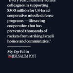 Kirsten Gillibrand Instagram - Days before the horrific terrorist attacks in Israel, I wrote in @thejerusalem_post about the importance of strengthening the U.S.-Israel relationship and confronting the danger posed by terrorist groups like Hamas. That work is more important than ever. Read my full op-ed at the link in my bio.