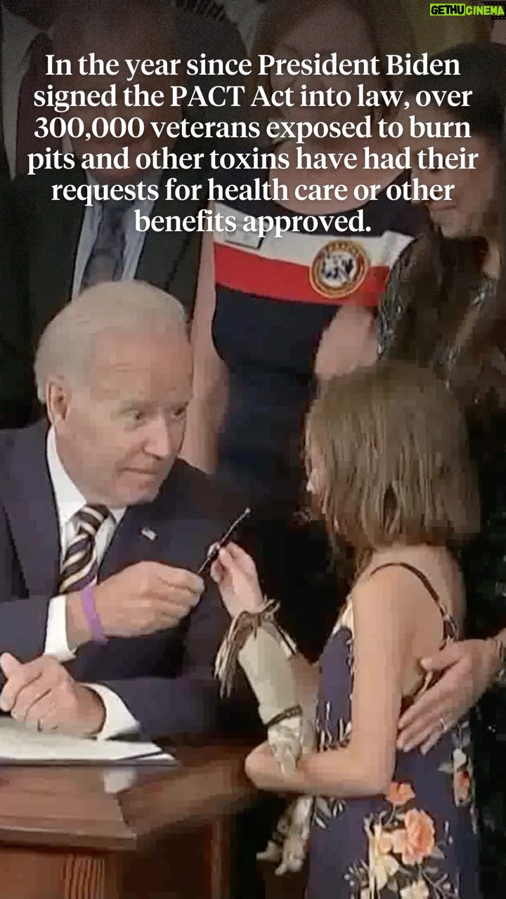 Kirsten Gillibrand Instagram - One year ago today, the Senate passed the #PACTAct, finally ensuring that veterans exposed to burn pits and other toxins would get the health care they deserved.