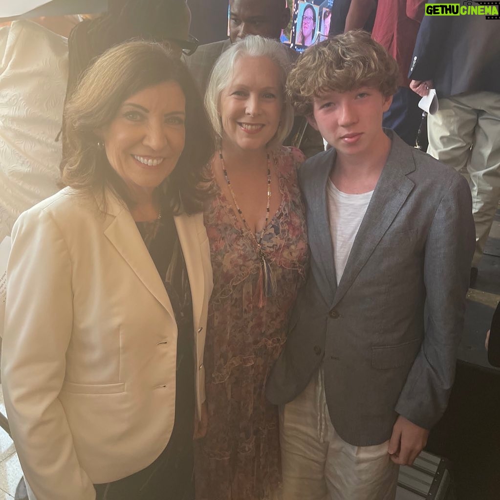Kirsten Gillibrand Instagram - Henry and I had a wonderful night with @kathyhochulny and the Brooklyn Dems!