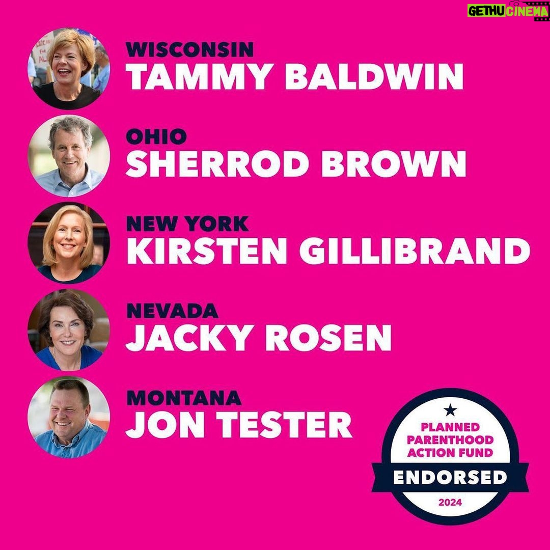 Kirsten Gillibrand Instagram - I'm proud to have @ppact's endorsement, and I will always fight to protect our reproductive freedom.