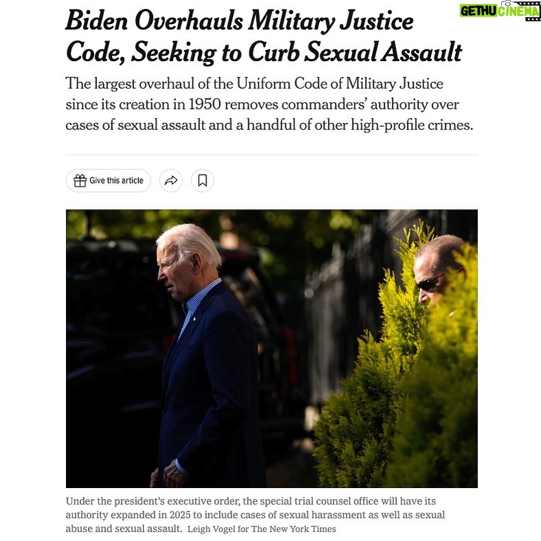 Kirsten Gillibrand Instagram - After a nearly decade-long fight, we finally passed my legislation to reform the military justice system. @potus's executive order today gives final approval to remove the chain of command's authority over cases involving the most serious crimes, such as sexual assault and murder. Our service members will finally have the independent, professional, and unbiased military justice system that they deserve.