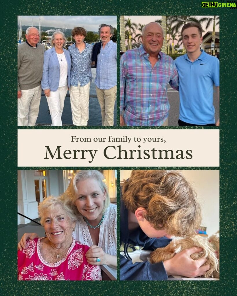 Kirsten Gillibrand Instagram - From my family to yours, we wish you all a very merry Christmas with your loved ones!