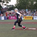 Kirsten Gillibrand Instagram - The #BadNewsBabes reclaimed the trophy this year, but together we raised $587,483 to support young women with breast cancer! Great game - but we’ll #BeatThePress at next year’s @cwsoftballgame!
