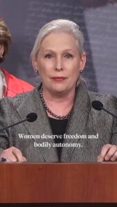 Kirsten Gillibrand Instagram - When you take away a woman’s right to make her own decisions about her own body, health, and wellbeing, she is no longer a full citizen. I will not stop fighting until we restore every American’s reproductive freedom.