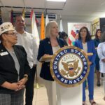 Kirsten Gillibrand Instagram - While in Puerto Rico for #SOMOS this weekend, I was proud to join Gov. Pedro Pierluisi and @kathyhochulny to encourage Puerto Rican veterans to submit their #PACTAct claims. Over 500,000 veterans have already had their claims approved. If you were exposed to burn pits, Agent Orange, or other toxins, submit your claim for health care and benefits now at VA.gov/PACTAct