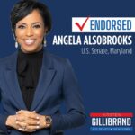 Kirsten Gillibrand Instagram - I'm so proud to endorse @alsobrooksformd to become Maryland's next senator! Angela has experience and a proven track record of delivering for Marylanders, and I can't wait to have another champion for women and working families in the Senate!