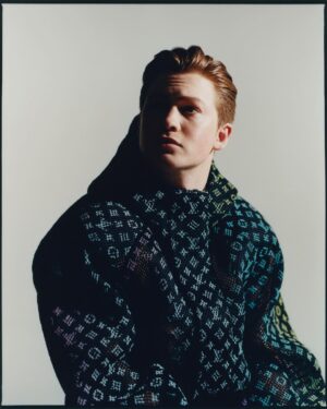 Kit Connor Instagram - Loved shooting this cover with @behindtheblinds 

Interview: @pm.onufrowicz 
Cover Clothing: @balenciaga
Photographer: @jacksnell 
Styled by @livharding  Casting by @imagemachine_cs  Grooming by @thebradylea @publiceyecomms