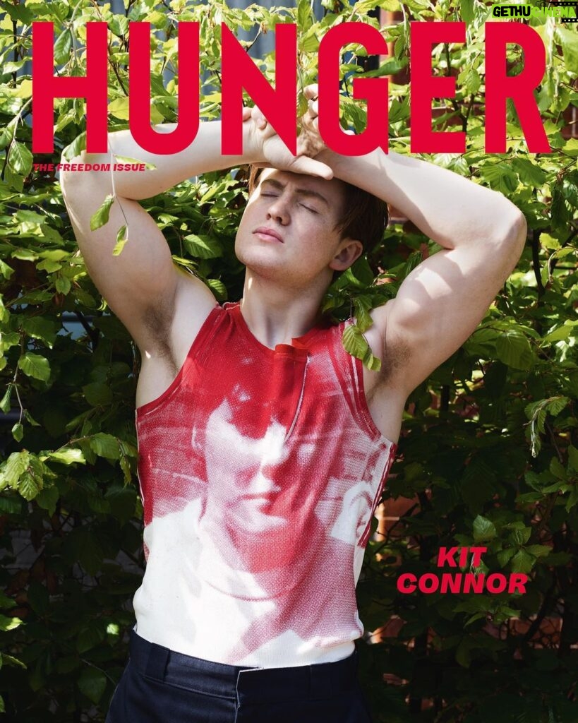 Kit Connor Instagram - “Kit is that magical mixture of beauty, gentleness, wit and presentness,” Olivia Coleman says about her on-screen son and HUNGER cover star @Kit.Connor. “He was a joy to work with. I wanted to adopt him.”   As Heartstopper founds its way in a matter of hours into the hearts of viewers all over the world, we met with Kit Connor to find out more about what the lead role means for him, what the early days of his career looked like, and why a former military airfield holds a special place in his memory.  We’ve also hidden 10 exclusive polaroids of Kit Connor in the pages of The Freedom Issue. Pre-order it now via the link in bio to be in with the chance of finding one of them. @kit.connor wears @jordanellison and @chainedandable Photographer @rankinarchive  Editorial Director @devinderbains Creative Direction and Design @katastrophe.33 Writer @ryancahill7 Stylist @samth0mps0n Beauty Editor @marcoantoniolondon using BOY DE CHANEL and BLEU DE CHANEL 2-in-1 Moisturiser @chanel.beauty Hair Editor @nickirwinhair using @wahlpro Electricals Fashion Assistant @larahargrave Photography Assistants @itsbethanevans, @marcuslister96, @cnawanga at @rankinassistants  Producer @sarah__the__star at @rankincreative Production Designer @iamwapp