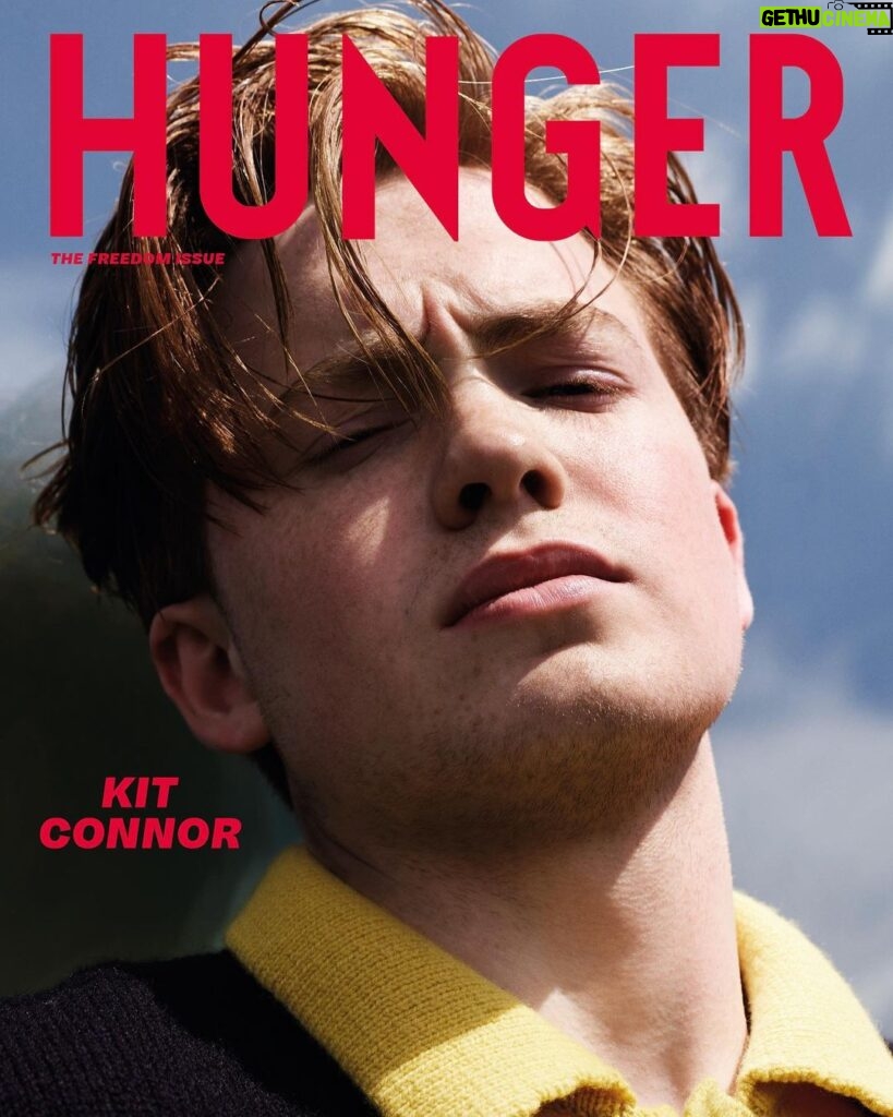 Kit Connor Instagram - You may have recognised him for his role in the Elton John biopic Rocketman, but it was this year’s widely-adored series Heartstopper that propelled @Kit.Connor into the limelight.  Days after the Netflix series dropped, we met with the actor one windy morning in South London. Wandering around a former military airfield, Connor reminisced upon areas that played pivotal roles in his childhood.  “Perfectly on time, he emerges from a grove of trees, clad in Carhartt and towering much taller than I’d anticipated at more than 6ft,” writes @ryancahill7. “He gives me a friendly wave and a reassuring smile before joining me on a walk around his former stomping ground. ‘I’m so sorry I brought you somewhere so windy!’ he says attentively, pushing his messy chestnut curtains out of his eyes. There’s a hint of facial hair growing through and it’s clear that the last of his teenage features are starting to fall away. Manhood is impending.” We’ve hidden 10 exclusive polaroids of Kit Connor in the pages of The Freedom Issue. Pre-order it now via the link in bio to be in with the chance of finding one of them. @kit.connor wears @stefan_cooke Photographer @rankinarchive  Editorial Director @devinderbains Creative Direction and Design @katastrophe.33 Writer @ryancahill7 Stylist @samth0mps0n Beauty Editor @marcoantoniolondon using BOY DE CHANEL and BLEU DE CHANEL 2-in-1 Moisturiser @chanel.beauty Hair Editor @nickirwinhair using @wahlpro Electricals Fashion Assistant @larahargrave Photography Assistants @itsbethanevans, @marcuslister96, @cnawanga at @rankinassistants  Producer @sarah__the__star at @rankincreative Production Designer @iamwapp