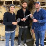 Klay Thompson Instagram - Basketball has sparked some great relationships in my life. The game allowed me to meet my guys @jsharden22 and @illfill. Two ex-hoopers turned wine making geniuses . Thanks for allowing Nolan and I to be apart of this awesome project that was years in the making. @diamondandkeywine by @salty_goats drops in two days, get on that wait list while you still can !