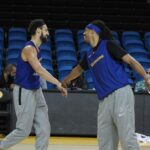 Klay Thompson Instagram - Some hustle and flow in the Cruz this week . Feelin good gettin back in da swing of thangs @gleaguewarriors Appreciate the work fellas ! Santa Cruz Warriors Stadium