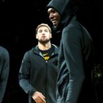Klay Thompson Instagram – Gameday, and it’s obviously a big one.
But DubNation, I need you to reflect on the fact that we would not be in this position if it weren’t for this man and his sacrifices. He’s the reason there are banners hanging in the rafters of Oracle. I’m gonna need every Dubs fan in the building tonight to bring the same fire K brought everyday to the court 🔥 😤!! It’s not gonna be the same running out that tunnel without u bro. We all know this is a minor set back for a major comeback !! Nothing can impede this mans greatness. 🐐 
Speaking of oracle, let’s lay it all out there tonight in honor of the of the 47 years in this beautiful building . Let’s get it DubNation! #doitforK #onelastdance #webelieve
