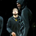 Klay Thompson Instagram - Gameday, and it’s obviously a big one. But DubNation, I need you to reflect on the fact that we would not be in this position if it weren’t for this man and his sacrifices. He’s the reason there are banners hanging in the rafters of Oracle. I’m gonna need every Dubs fan in the building tonight to bring the same fire K brought everyday to the court 🔥 😤!! It’s not gonna be the same running out that tunnel without u bro. We all know this is a minor set back for a major comeback !! Nothing can impede this mans greatness. 🐐 Speaking of oracle, let’s lay it all out there tonight in honor of the of the 47 years in this beautiful building . Let’s get it DubNation! #doitforK #onelastdance #webelieve