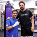 Klay Thompson Instagram - Manny told me he’d teach me how to fight if I teach him how to shoot I think that’s a fair deal 🥊 🏀 👌🏽 😂 Thanks for letting me watch you work @mannypacquiao . I haven’t been that juiced leaving the gym in a long time ! #ANTAgang