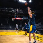 Klay Thompson Instagram - DubNation , I still have a really long , long , LOOOONG way to go . But my goodness, it felt so dang good to get up and down and see the ball go thru the net . Can’t wait to burn em down next year 👌🏽 💦 🔥 !! Big milestone for me this week #jackiemoon #wetfire 📸 @thepeopleloveit Chase Center