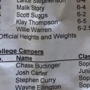 Klay Thompson Instagram - One of the greatest experiences of my life was being able to participate in the goats 🐐 skills academy back in HS. I was so star struck the whole time and couldn’t believe I was on the same hardwood as Bean.