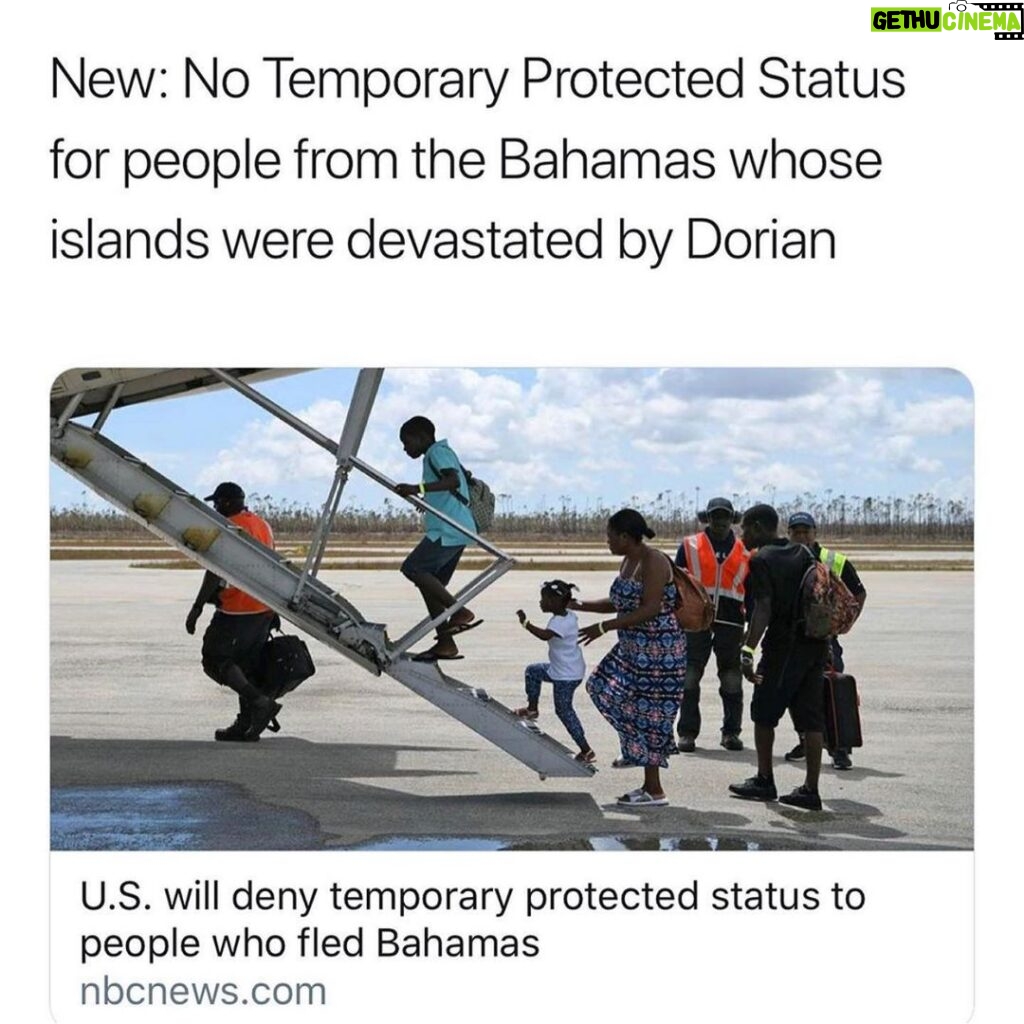 Klay Thompson Instagram - These past few weeks have been so unimaginably hard for Bahamians, especially on the islands of Abaco and Freeport. People have lost everything- loved ones, family, possessions, homes. Whatever you cherish it’s gone for these communities. This is far from a quick fix, it will take years and years of rebuilding. The @thompsonfamilyfoundation will do everything in its power to help with relief efforts right now and for many years to come. All contributions no matter how big or small will go long way and are greatly appreciated. Secondly, shame on our current administration for not welcoming our Bahamian neighbors in their greatest time of need. I’ve been so lucky to visit my family in Nassau since childhood, and in those times I’ve seen countless Americans use the Bahamian islands as their playground for letting loose and vacationing. And now we turn our back on the people who welcomed us with open arms, when they’ve lost everything !? There’s no excuse for this... and if you have one your a real piece of 💩 Bahamians will persevere, but help along the way is greatly appreciated. Thank you ❤️ 🇧🇸