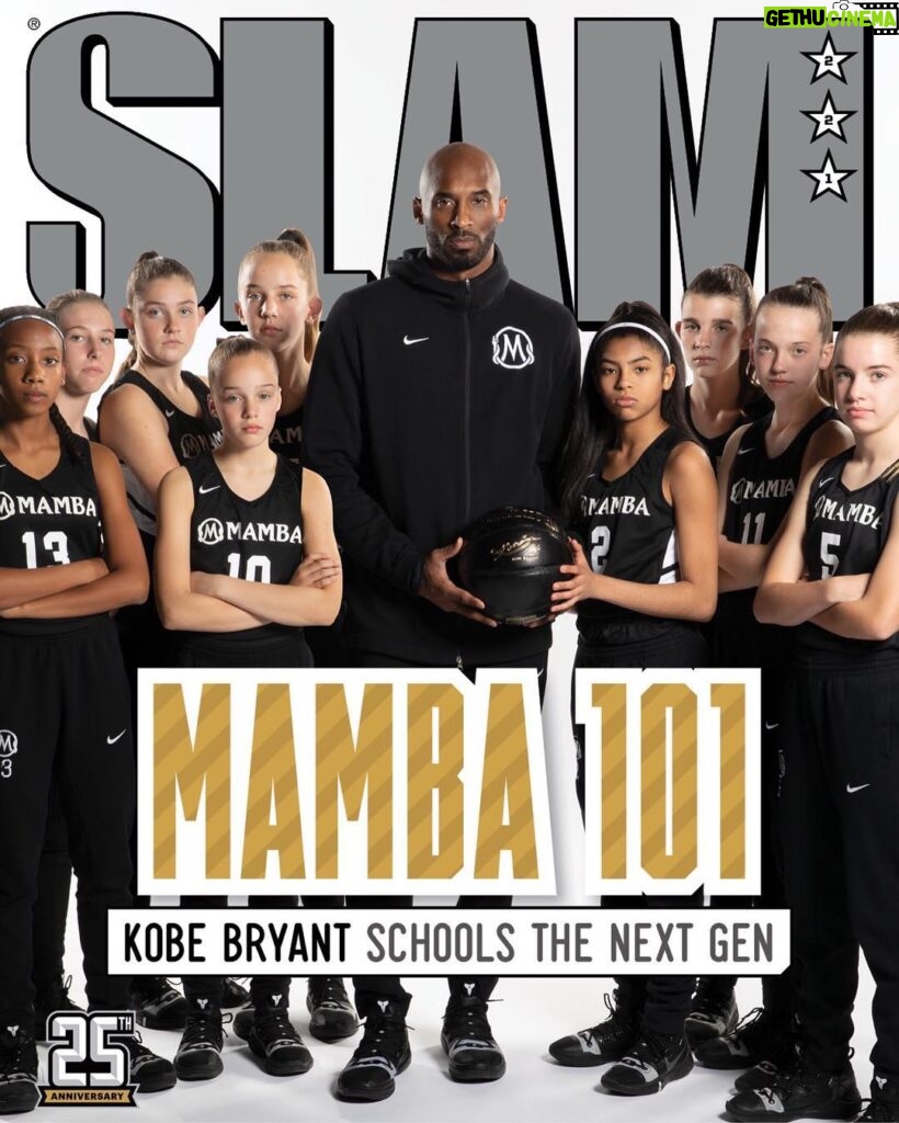 Kobe Bryant Instagram - I’m honored to be in the position to inspire the next generation. Thank you @slamonline for the opportunity to share my vision. I hope you all enjoy the stories to come. bit.ly/2UKx1kY #GranityStudios #Mambas #MambaMentality