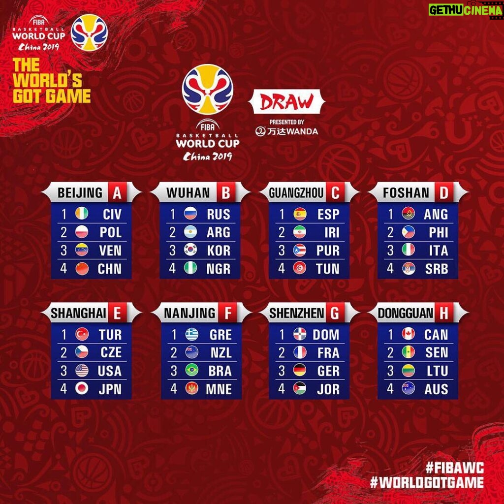 Kobe Bryant Instagram - Really proud to have been a part of the @FIBAWC Draw. To all the 32 participating teams - Be Ready, #WorldGotGame: http://WorldCup.Basketball/Draw
