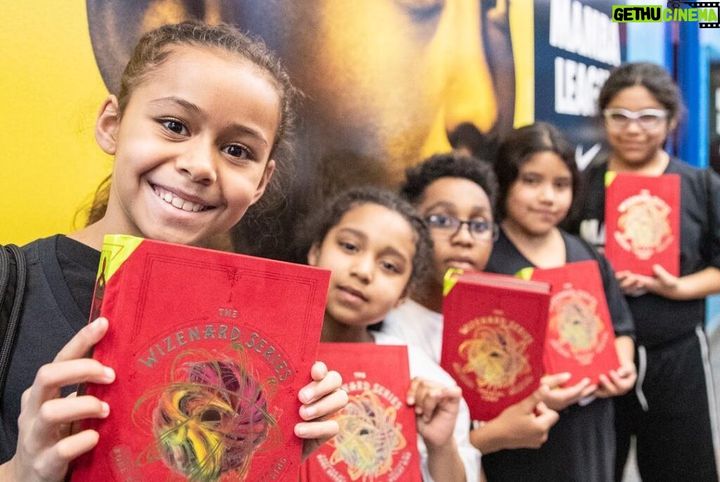 Kobe Bryant Instagram - Such an awesome day celebrating the inaugural season of Mamba League in NYC with @nikebasketball and @childrensaidnyc. What a joy to see #MambaMentality come to life with the next generation of athletes at Milbank Community Center. Love that kids are building confidence on and off the court and unlocking their potential through sport. #MambaLeague #MadetoPlay #Wizenard