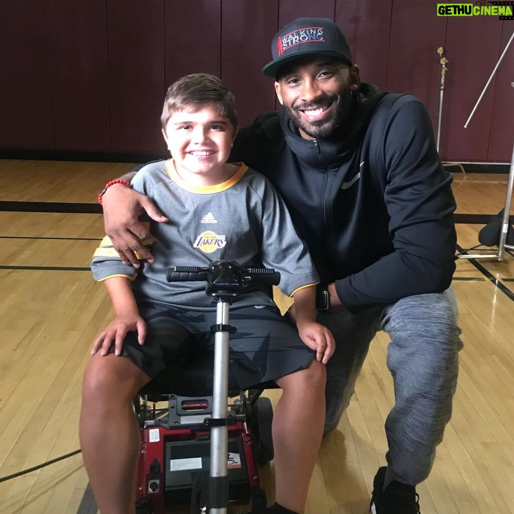 Kobe Bryant Instagram - This is my guy Alexander. He has Duchenne Muscular Dystrophy. Let’s show him and all the boys with Duchenne our support. #walkingstrong www.walkingstrong.org