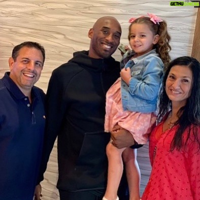 Kobe Bryant Instagram - Great hanging with my Body Armor co-founder Mike Repole, his wife Maria and his beautiful daughter Gioia as we welcome our 250+ employees.