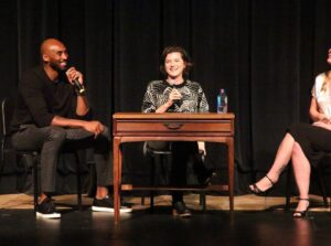 Kobe Bryant Instagram - Had a great time with @ladymissivy discussing our @Granity collaboration, #EPOCA: The Tree of Ecrof, and the creative process behind the novel. Thank you to all who’ve been a part of this journey. By making sports more fun through storytelling, we open up an entire world of valuable life skills for our children. Click the link in my bio to order, get discussion guides, posters and more. #GranityStudios