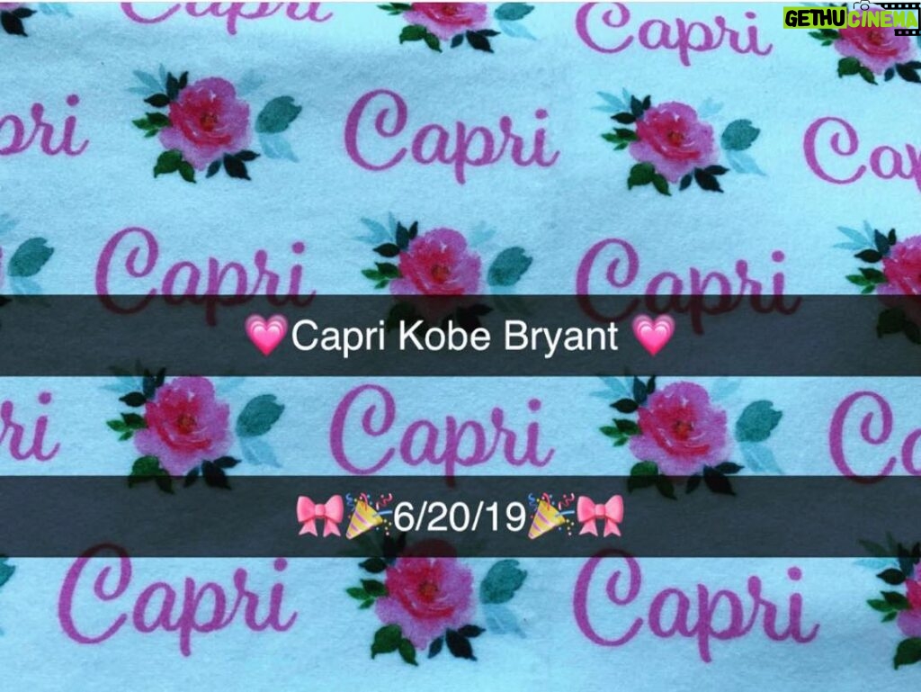 Kobe Bryant Instagram - We are beyond excited that our baby girl “Koko” has arrived!! #bryantbunch #4princesses #blessed