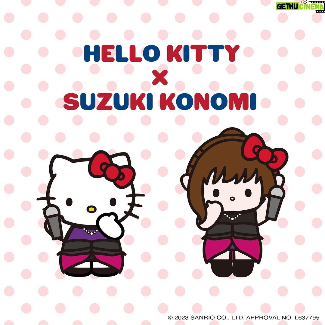 Konomi Suzuki Instagram - HELLO KITTY × SUZUKI KONOMI ずっと大好きなキティちゃんとのコラボグッズが、ヴィレヴァンさんより発売決定です㊗️ 🗓受注期間 4/14(金)18:00~4/23(日)23:59 詳細👇 village-v.co.jp/news/item/15819 購入👇 https://vvstore.jp/feature/detail/19798/ #鈴木このみ #ハローキティコラボ #ぜひ色んな場所へ連れていってね〜! #衣装もお揃い🎀 #Billboardの時に実際に着用してた衣装なんだ〜