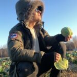 Konstantin Beloshapka Instagram - shearing cabbage with @verakinch