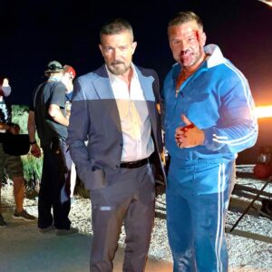 Kostas Sommer Instagram - What an honor to have had the experience of sharing a scene with you… @antoniobanderasoficial
