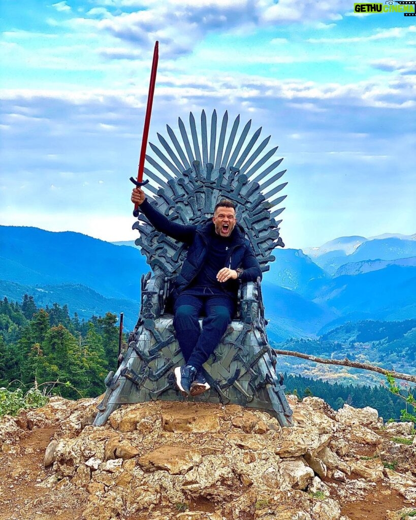 Kostas Sommer Instagram - reaching the top, sitting on the throne... is more then just hard work, persistence and a sense of pride... its also a responsibility... #greeceisparadise #reachedthetop #mountainlife #trekking Iron Thron