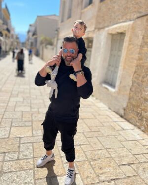 Kostas Sommer Instagram - My son, my life… your smile overwhelms my heart with joy
Its my honor to guid you on your way to becoming a man
Mothers turn babys into boys, and fathers turn boys into men… 
#raisinglions 
Proud father of a lion cub