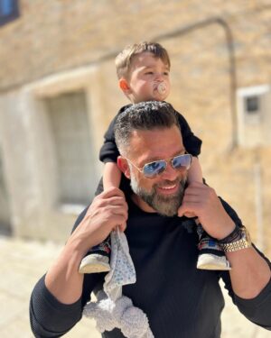 Kostas Sommer Instagram - My son, my life… your smile overwhelms my heart with joy
Its my honor to guid you on your way to becoming a man
Mothers turn babys into boys, and fathers turn boys into men… 
#raisinglions 
Proud father of a lion cub