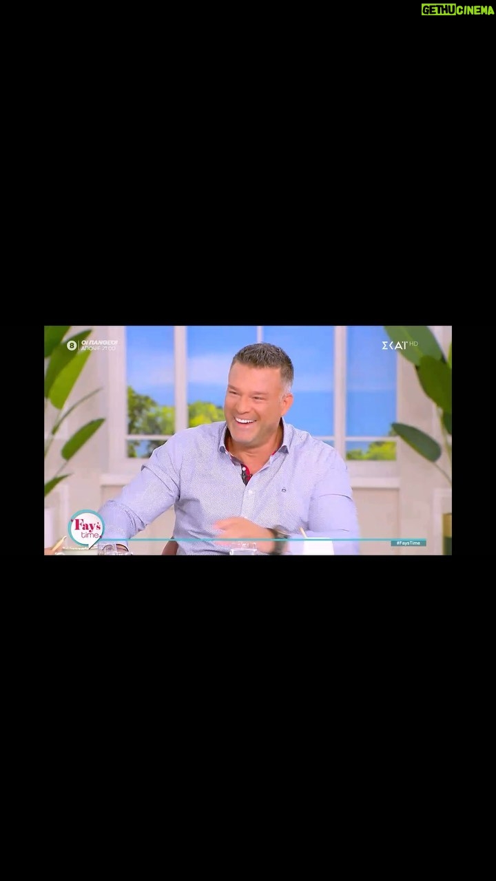Kostas Sommer Instagram - Φυσικά ακόμη μια πολύ όμορφη και ζεστή συνέντευξη με την @fayskorda. Ευχαριστώ πολύ @skaitv.gr #metonsommer