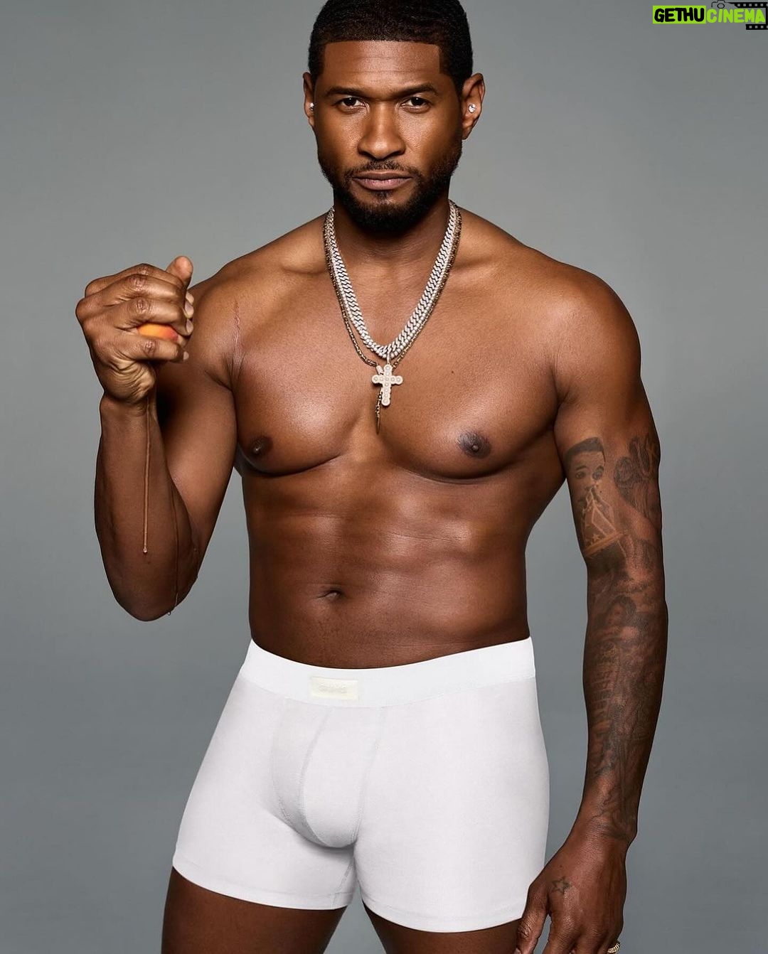 Kris Jenner Instagram - Yeah! Yeah! Yeah! @usher for @skims!! New SKIMS Mens Underwear drops Monday, February 12 at 9AM PT / 12PM ET @kimkardashian The Grammy-winning icon’s new album, COMING HOME, launches Friday, February 9 midnight EST worldwide and SKIMS is releasing an exclusive, limited edition digital download version with alternative album cover with bonus track “Naked,” available only on skims.com for 1 week.