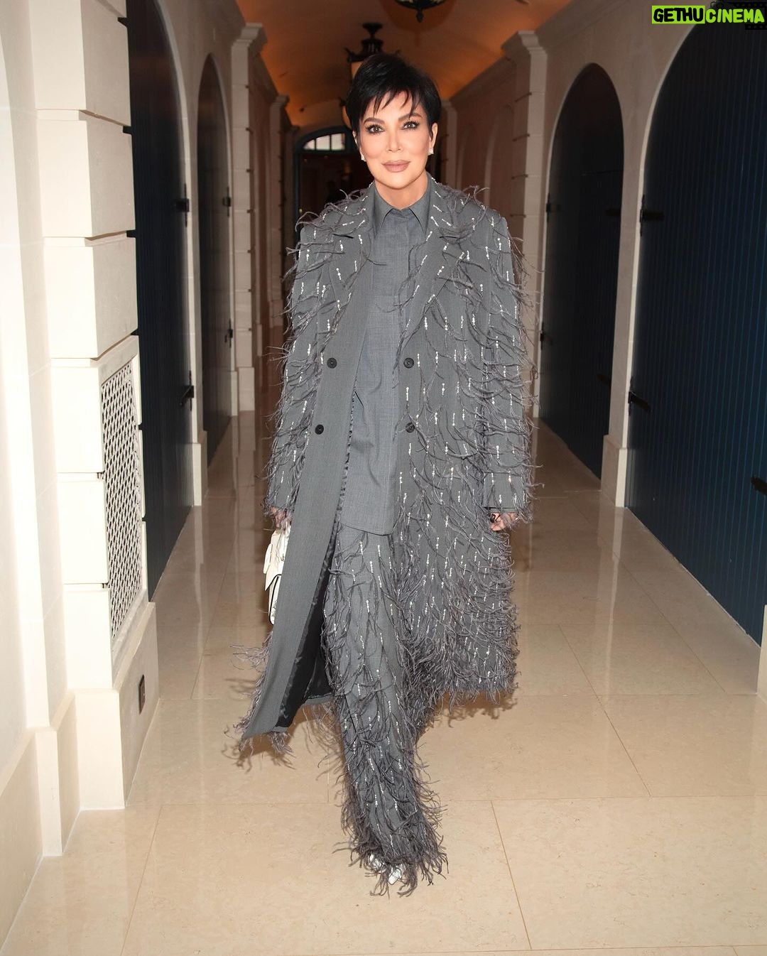 Kris Jenner Instagram - Midnight in Paris @coreygamble @maisonvalentino #Valentino #Paris 🇫🇷 📷 by @stevensimione @daniele.iachella