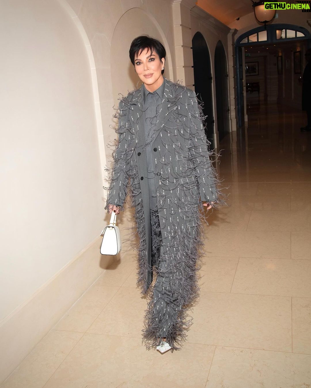 Kris Jenner Instagram - Midnight in Paris @coreygamble @maisonvalentino #Valentino #Paris 🇫🇷 📷 by @stevensimione @daniele.iachella
