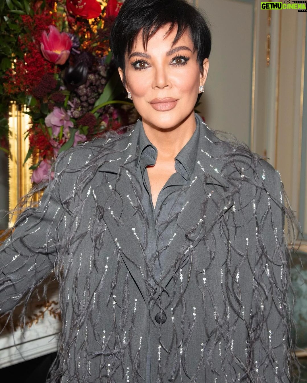 Kris Jenner Instagram - Midnight in Paris @coreygamble @maisonvalentino #Valentino #Paris 🇫🇷 📷 by @stevensimione @daniele.iachella